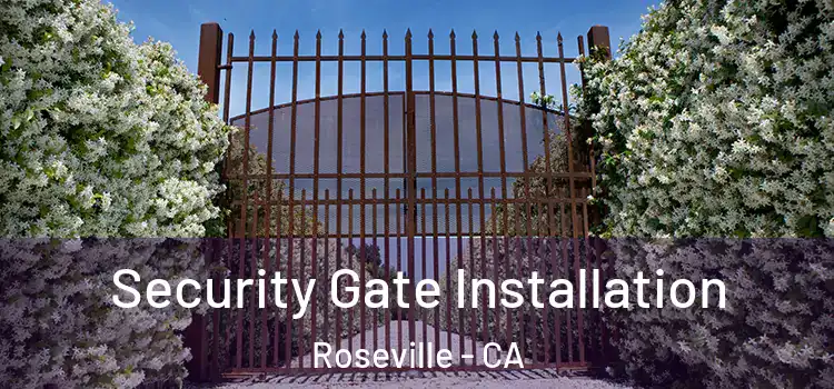 Security Gate Installation Roseville - CA